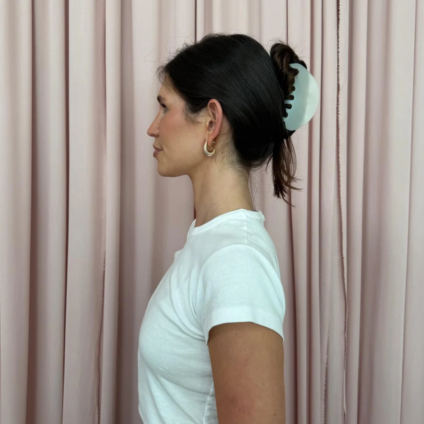 Half Moon Clip in Grey Smoke - Image 3