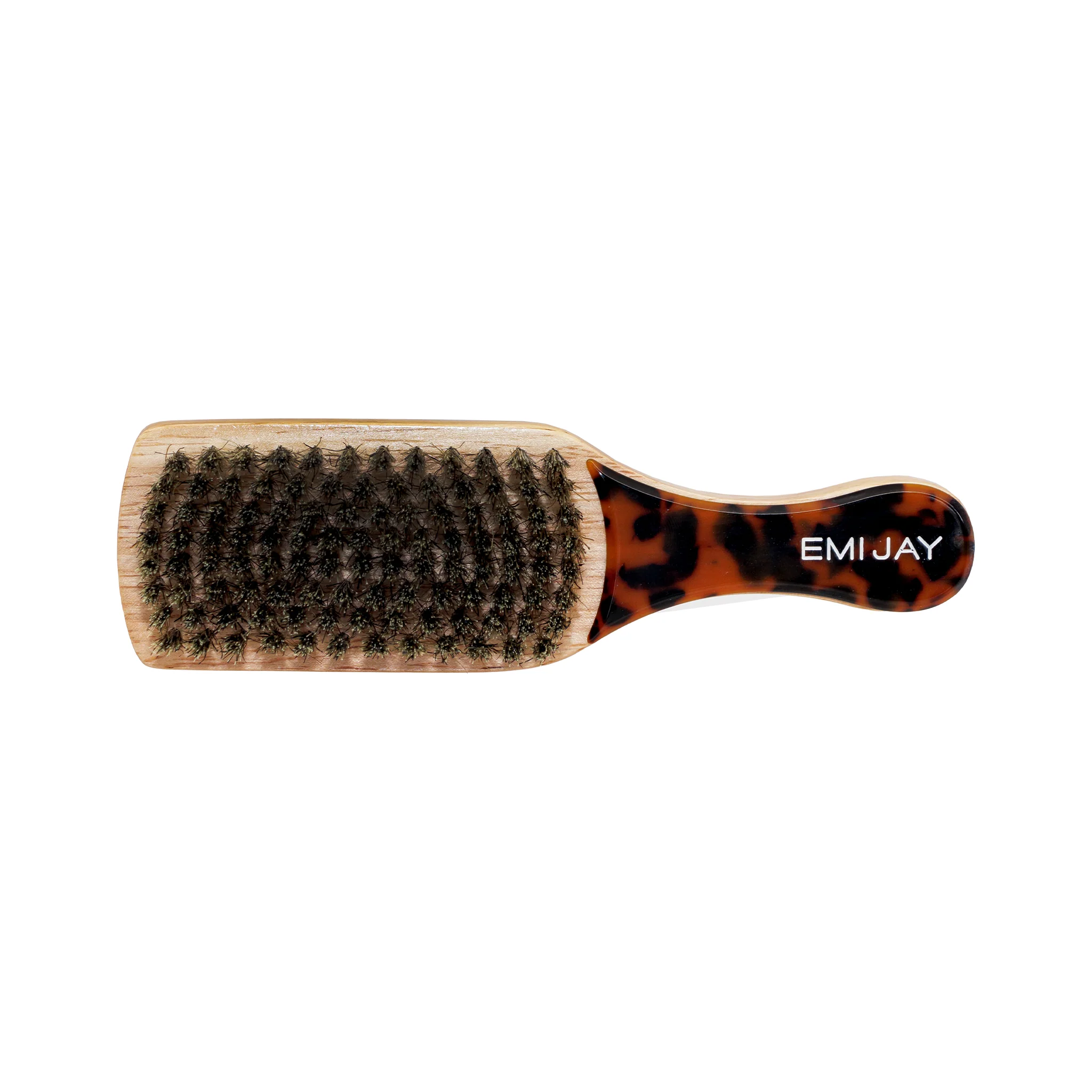 Mini Boar Bristle Brush in Tortoise - Image 4